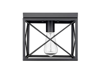 Buy matte-black Outdoor (Damp) Flush Mount Light by Millennium