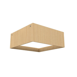 Buy maple-and-natural-cream-shade Squares Outdoor (Damp) Ceiling Mount Light by Accord Lighting