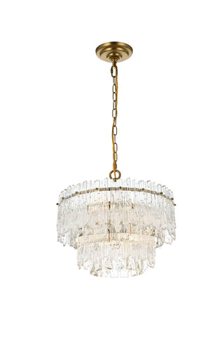 Buy satin-gold Emilia Pendant by Elegant Lighting