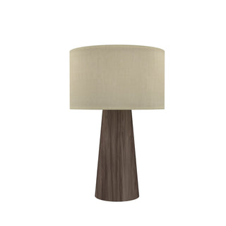 Buy american-walnut Conical Outdoor (Damp) Table Lamp by Accord Lighting