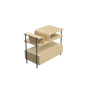 Buy sand Cascade Bedside Table by Accord Lighting