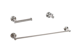Buy brushed-nickel stainless steel 3-Piece Bathroom Hardware Set Accessory by Elegant Lighting