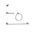 stainless steel 4-Piece Bathroom Hardware Set Accessory by Elegant Lighting
