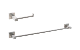 Buy brushed-nickel stainless steel 2-Piece Bathroom Hardware Set Accessory by Elegant Lighting