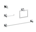 stainless steel 4-Piece Bathroom Hardware Set Accessory by Elegant Lighting