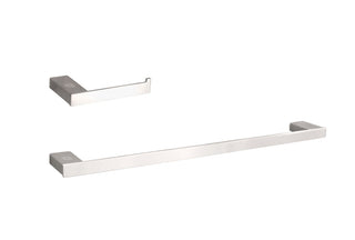 Buy brushed-nickel stainless steel 2-Piece Bathroom Hardware Set Accessory by Elegant Lighting