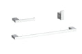 stainless steel 3-Piece Bathroom Hardware Set Accessory by Elegant Lighting