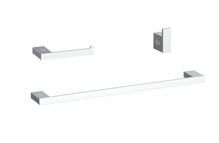 Buy chrome stainless steel 3-Piece Bathroom Hardware Set Accessory by Elegant Lighting