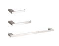 stainless steel 3-Piece Bathroom Hardware Set Accessory by Elegant Lighting
