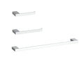 stainless steel 3-Piece Bathroom Hardware Set Accessory by Elegant Lighting
