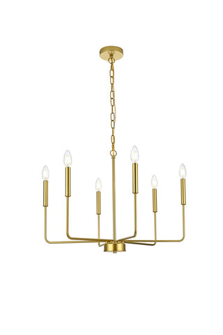 Buy brass Willa Pendant by Elegant Lighting