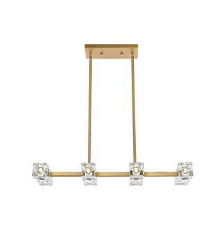 Buy satin-gold Lyra Pendant by Elegant Lighting