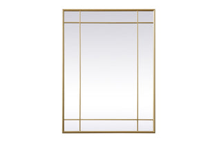 Buy brass Viola Mirror by Elegant Lighting