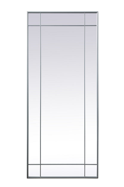 Viola Mirror by Elegant Lighting – Size: 30.00"L x 70.00"W x 1.00"H – Finish: Silver – Elegant Lighting-MR3FL3070SIL
