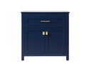 Adian Bathroom Storage Freestanding Cabinet by Elegant Lighting