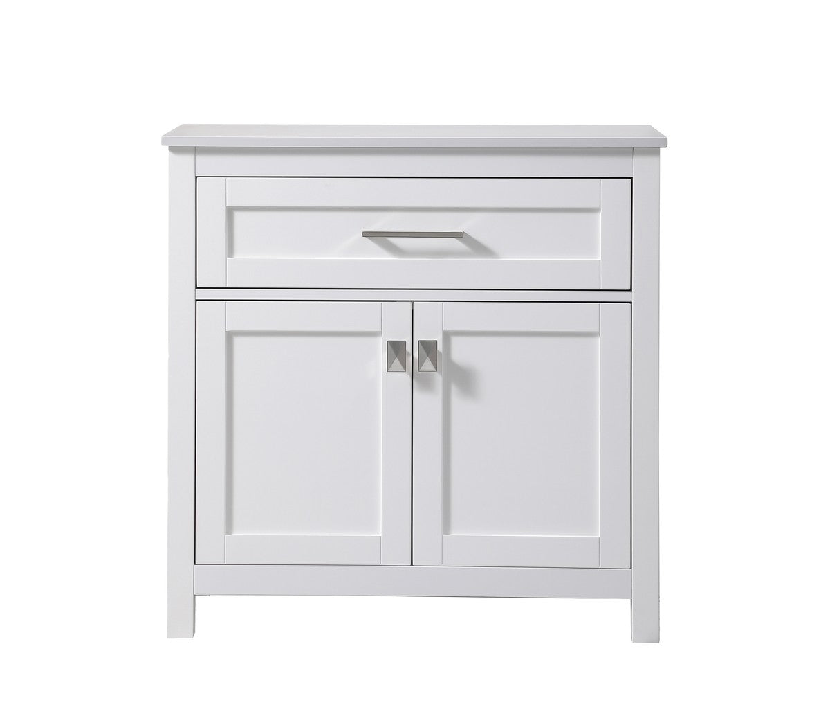 Adian Bathroom Storage Freestanding Cabinet by Elegant Lighting – Size: 30.00"L x 16.00"W x 30.00"H – Finish: White – Elegant Lighting-SC013030WH
