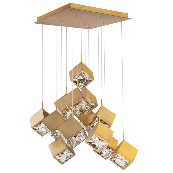 Ice Cube Chandelier by W.A.C. Lighting