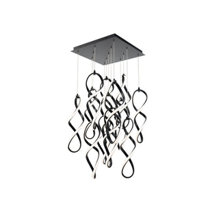 Buy black Interlace Chandelier by W.A.C. Lighting