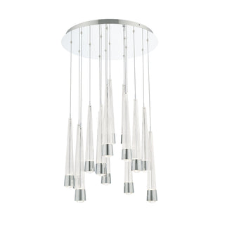 Buy chrome Quill Chandelier by W.A.C. Lighting