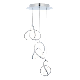 Buy chrome Vornado Chandelier by W.A.C. Lighting