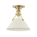 Painted No. Outdoor (Damp) Semi Flush Mount Light by Hudson Valley