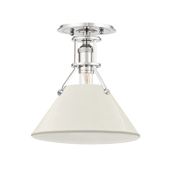 Painted No. Outdoor (Damp) Semi Flush Mount Light by Hudson Valley