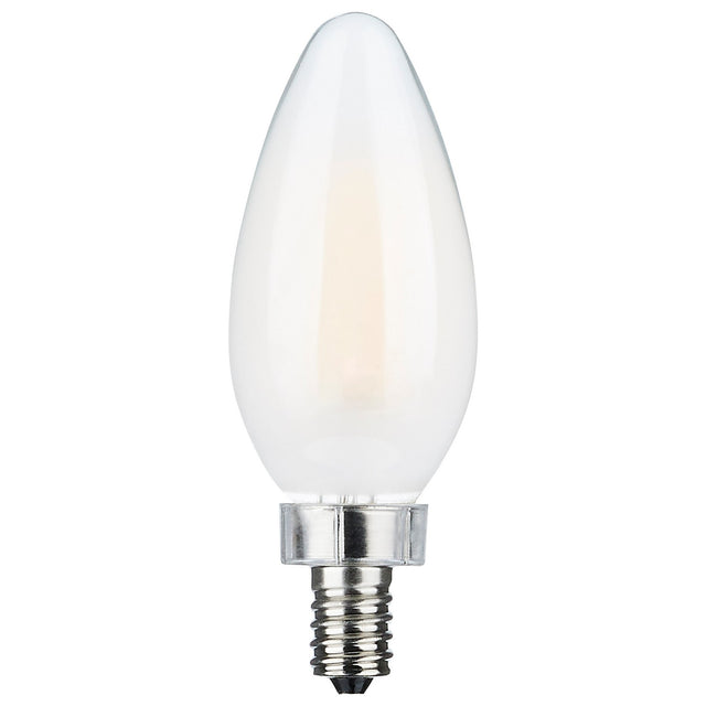 Torpedo 8 Watt E12 C11 120.00V LED 3000k Light Bulb by Satco