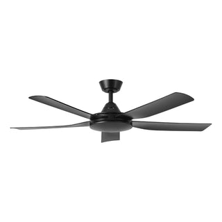 Buy matte-black-finish-with-matte-black-blades Swiftsure Outdoor (Damp) Ceiling Fan by Eglo USA
