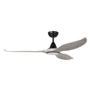Buy matte-black-finish-with-driftwood-blades Tirol Outdoor (Damp) Ceiling Fan by Eglo USA