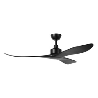 Buy matte-black-finish-with-matte-black-blades Westerly Outdoor (Damp) Ceiling Fan by Eglo USA