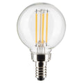 Globe 4 Watt E12 G16.5 120.00V LED 5000k Light Bulb by Satco