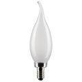 Flame Tip 5 Watt E12 CA10 120.00V LED 5000k Light Bulb by Satco