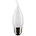 Flame Tip 5 Watt E26 CA10 120V Outdoor (Wet)LED 5000k Light Bulb by Satco