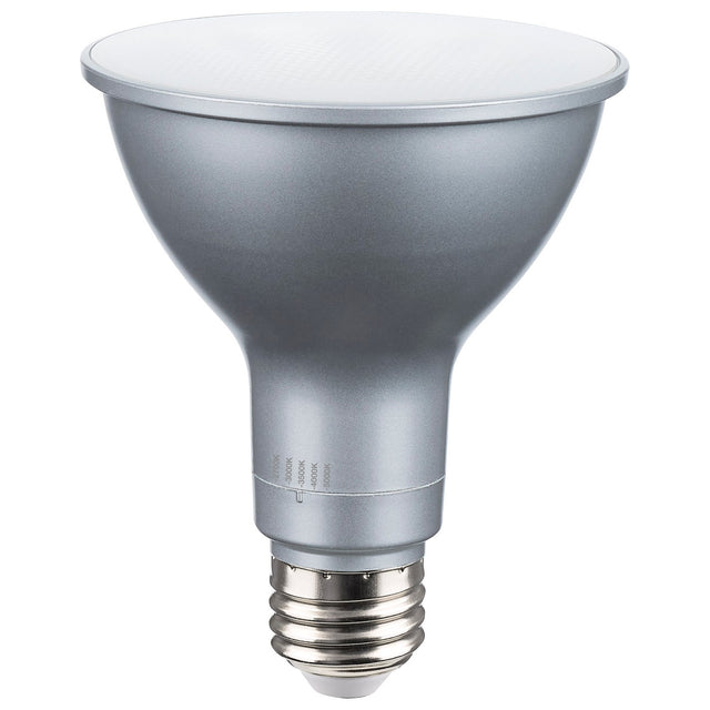 Reflector 15 Watt E26 PAR30LN 120.00V LED 2700k Light Bulb by Satco