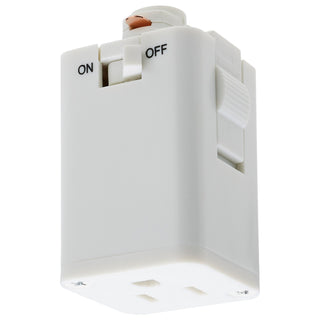 Buy white Outlet Track Adapter by Nuvo Lighting
