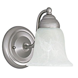 Buy matte-nickel-and-white-shade Brady Wall Sconce by Capital Lighting