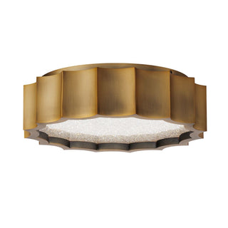 Buy aged-brass Tarte Outdoor (Damp) Flush Mount Ceiling Light by Schonbek