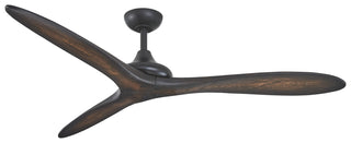 Buy coal-black-finish-with-toned-koa-blades 3-Blades Vapor Minka Aire by Minka Aire