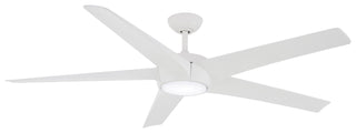 Buy flat-white-finish-with-flat-white-blades Skymaster Ceiling Fan by Minka Aire