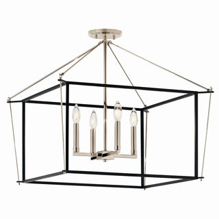 Buy polished-nickel Eisley Semi Flush Mount Light by Kichler