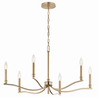 Buy champagne-bronze Malene Chandelier by Kichler