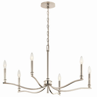 Buy polished-nickel Malene Chandelier by Kichler