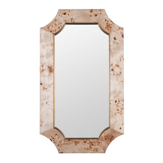 Buy poplar-burl-weathered-brass Farra Mirror by Varaluz