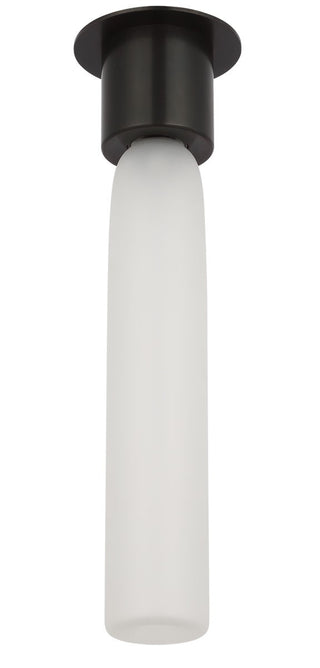 Buy bronze-with-clear-etched-glass-glass Volver Outdoor (Damp) Flush Mount Ceiling Light by Visual Comfort Modern