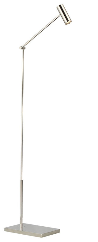 Buy polished-nickel-with-aluminum-or-brass-glass Ponte Floor Lamp by Visual Comfort Modern