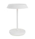 Matte White with Aluminum or Brass Glass and Metal Shade