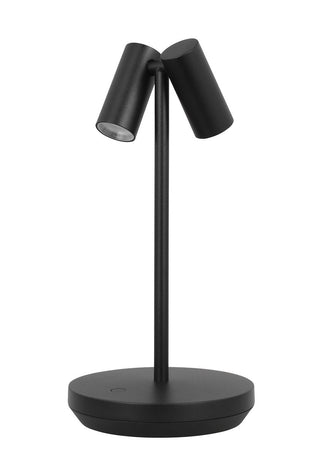 Buy black-with-aluminum-or-brass-glass Doppia Lamp by Visual Comfort Modern