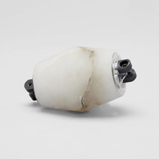 Buy bronze-with-alabaster-glass Collier Outdoor (Damp) Chandelier by Visual Comfort Modern