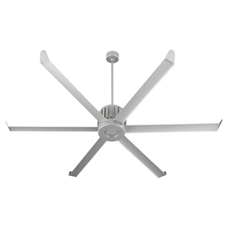 Buy classic-nickel-finish-with-satin-nickel-blades Enorme Outdoor (Wet) Ceiling Fan by Oxygen