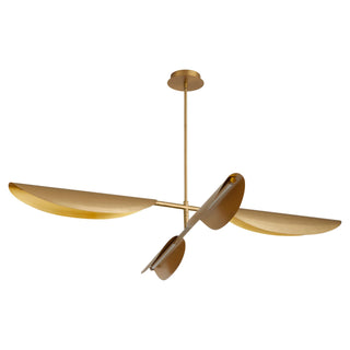 Buy aged-brass Pivot Outdoor (Damp) Chandelier by Quorum